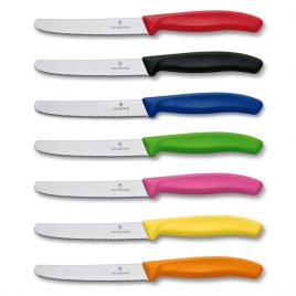 Cutit de Curatat Victorinox, lama zimtata 11cm